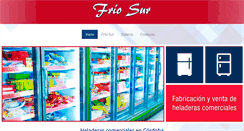 Desktop Screenshot of frio-sur.com